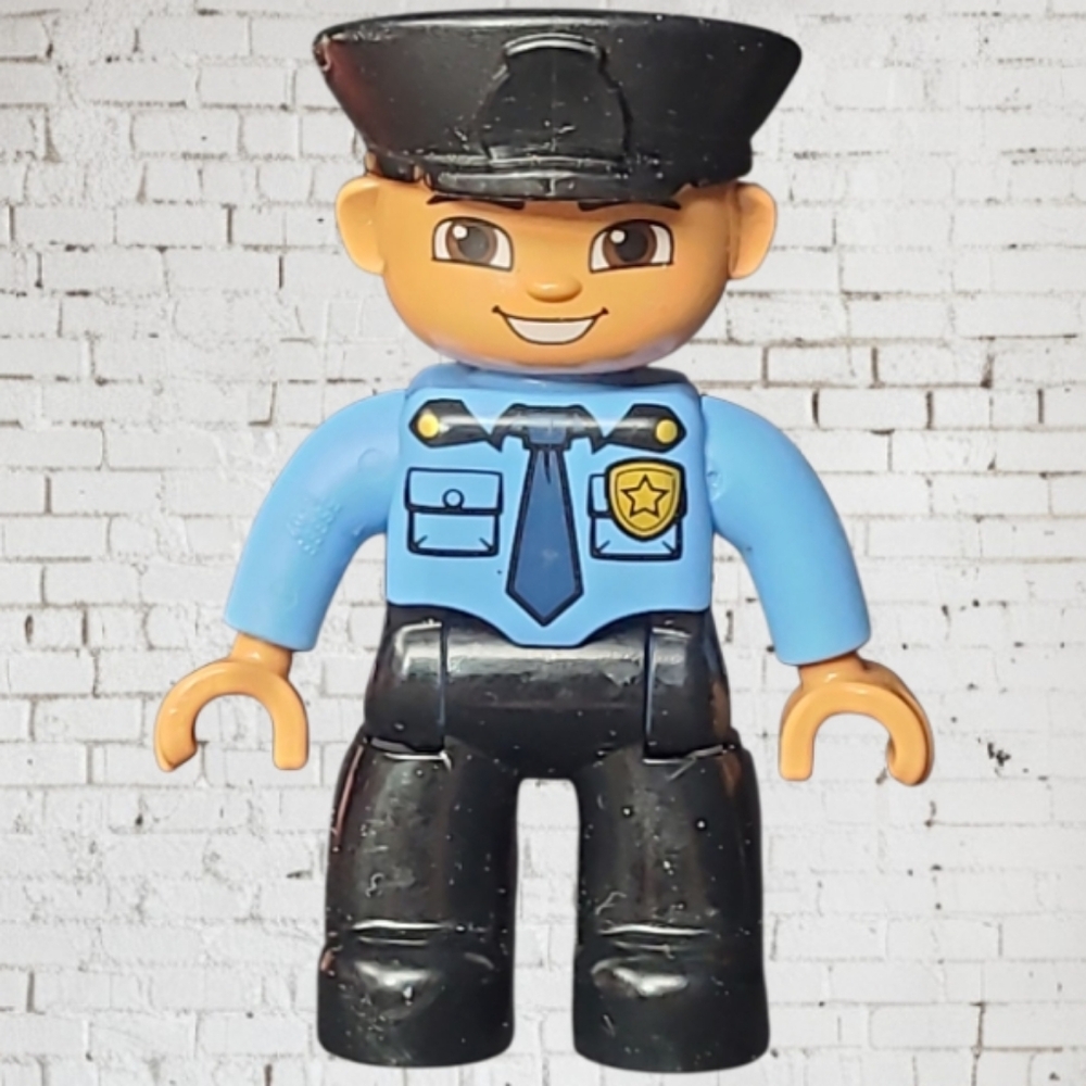 LEGO Duplo Male Police Officer Figure Toy